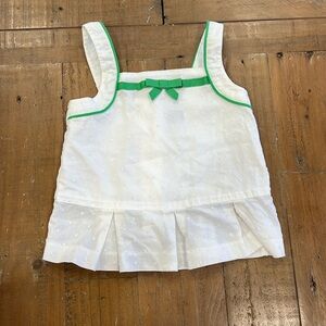 Jamie and jack white dress dot tank top